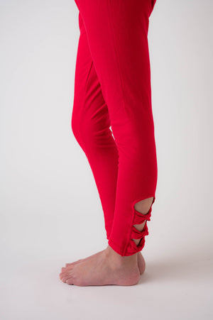 RED BOW LEGGINGS