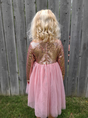 PINK SPARKLE TUTU DRESS