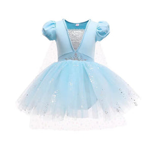 ICE QUEEN TUTU DRESS WITH CAPE