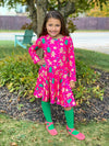 PINK GINGERBREAD TWIRL DRESS