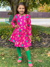 PINK GINGERBREAD TWIRL DRESS