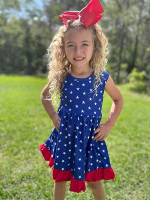 PATRIOTIC BOW DRESS