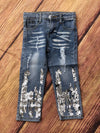 DENIM SEQUINS JEANS