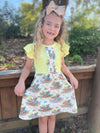 YELLOW EASTER BUNNY DRESS