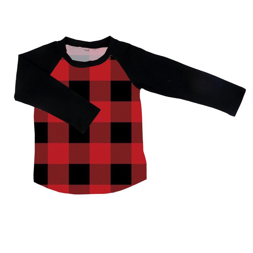 BUFFALO PLAID RAGLAN