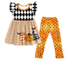 SPOOKY BATS & PUMPKIN LEGGINGS SET