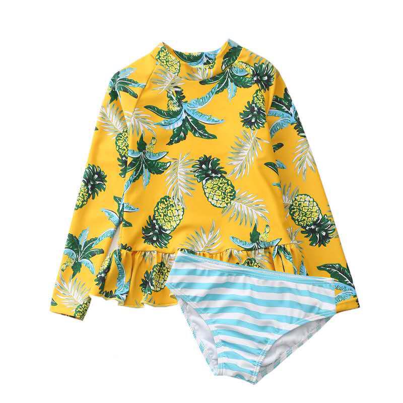 PINEAPPLE RASHGUARD SWIMSUIT
