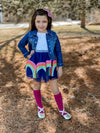 RAINBOW SEQUINS SKIRT