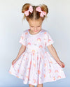 LLAMA RAINBOW TWIRL DRESS