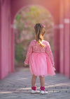 SPRING SPARKLE PINK DRESS