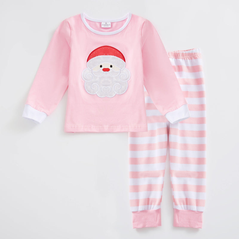 PINK SANTA CHRISTMAS PJS