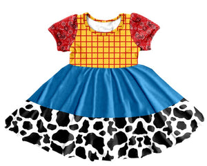 COW GIRL MILK SILK DRESS