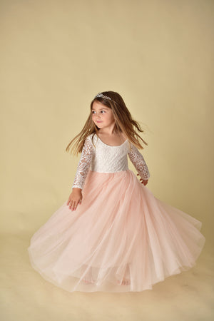 PARIS TULLE MAXI DRESS - PINK