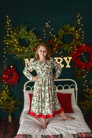 HOLLY LONG SLEEVES NIGHTGOWN