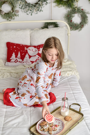 SANTA'S CHRISTMAS COOKIES & MILK NIGHTGOWN