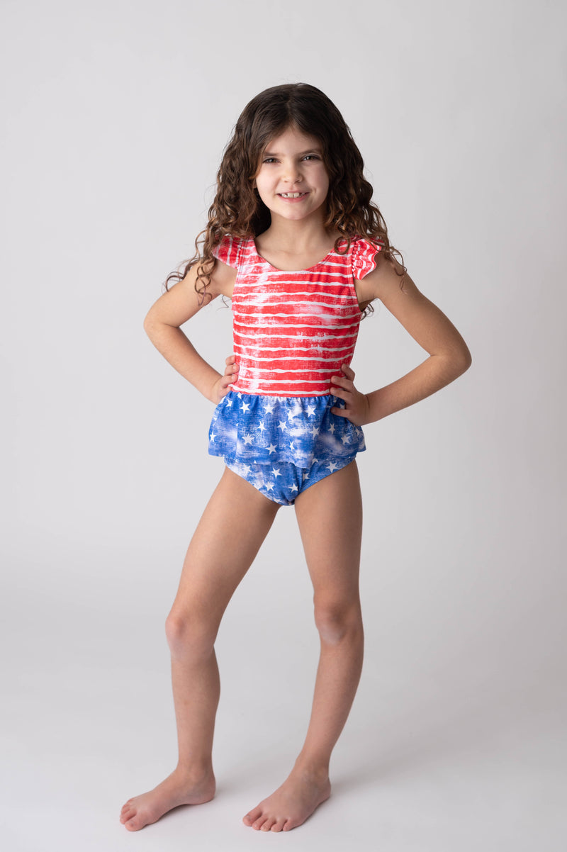 PATRIOTIC SWIMSUIT