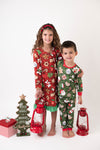 GINGERBREAD COOKIES NIGHTGOWN - RED