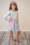 EMILY VALENTINE RAINBOW TWIRL DRESS