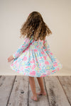 EMILY VALENTINE RAINBOW TWIRL DRESS