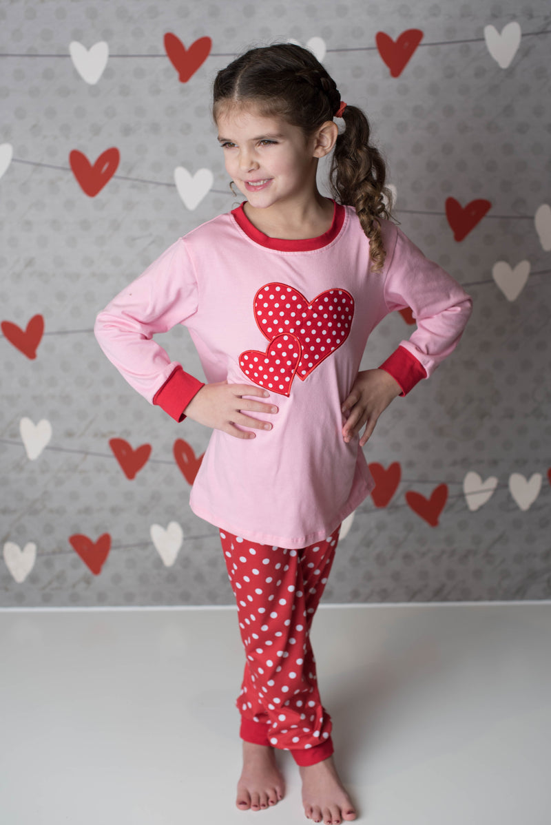 VALENTINE HEARTS PJS