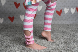PINK BOW LEGGINGS