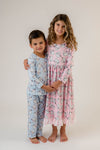 PINK SANTA LONG SLEEVES NIGHTGOWN