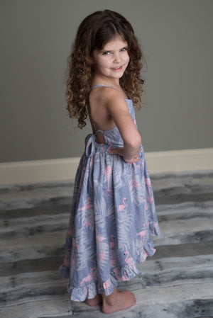 FLAMINGO HI-LO DRESS