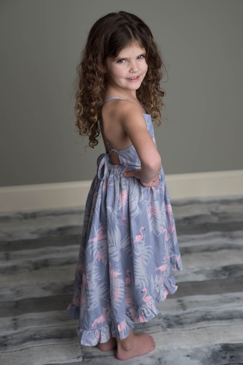 FLAMINGO HI-LO DRESS