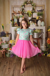 EASTER BUNNY PINK TUTU DRESS