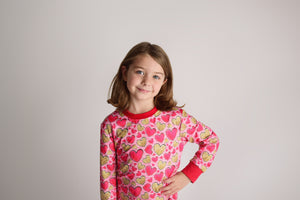 VALENTINE HEART SPARKLE PJS