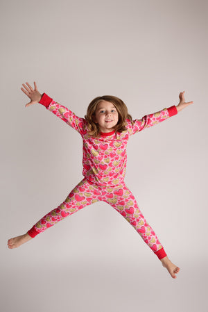 VALENTINE HEART SPARKLE PJS