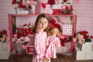 VALENTINE PINK PURPLE HEART LOUNGWEAR