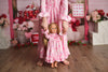 VALENTINE PINK PURPLE HEART LOUNGWEAR