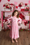 VALENTINE PINK PURPLE HEART LOUNGWEAR