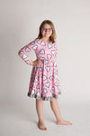 LILLY VALENTINE HEARTS DRESS - PINK