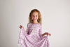 LAVENDER GINGHAM TWIRLY DRESS