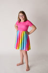 TAMMY RAINBOW TWIRLY DRESS