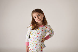 MOON & STAR BAMBOO PAJAMAS - PINK