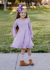 DIXIE TWIRLY DRESS - LAVENDER