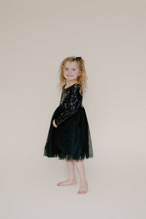BLACK SPARKLE TUTU DRESS