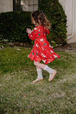 CHRISTMAS TREE TWIRLY DRESS