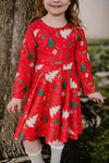 CHRISTMAS TREE TWIRLY DRESS