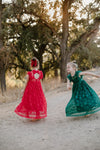 PENELOPE LACE MAXI DRESS- RED