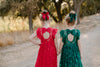 PENELOPE LACE MAXI DRESS- JADE