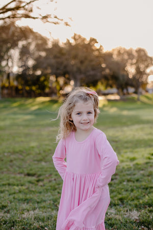 DIXIE TWIRLY DRESS - PINK