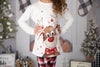 FAMILY RUDOLPH PLAID PJ SETS