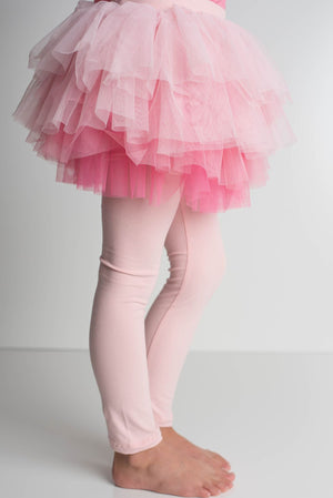 PINK TUTU SKIRT LEGGINGS