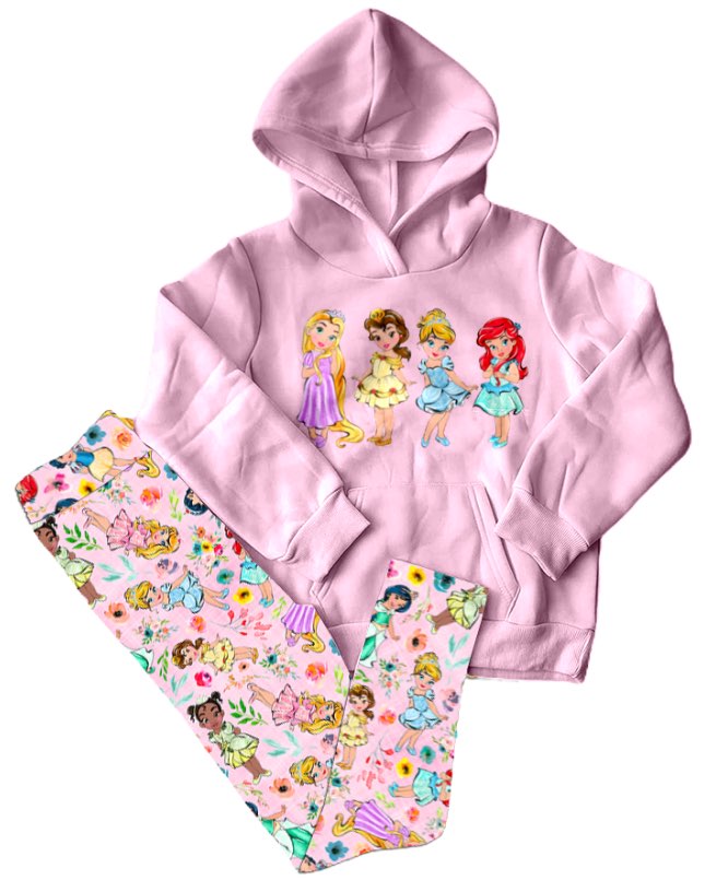 PRINCESSES HOODIE & LEGGINGS SET