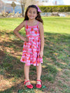 STRAWBERRY TANK TWIRL DRESS